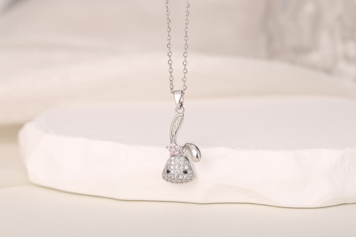Classic Cross Zircon Pendant Necklace 18K Gold Plated thumbnail 10