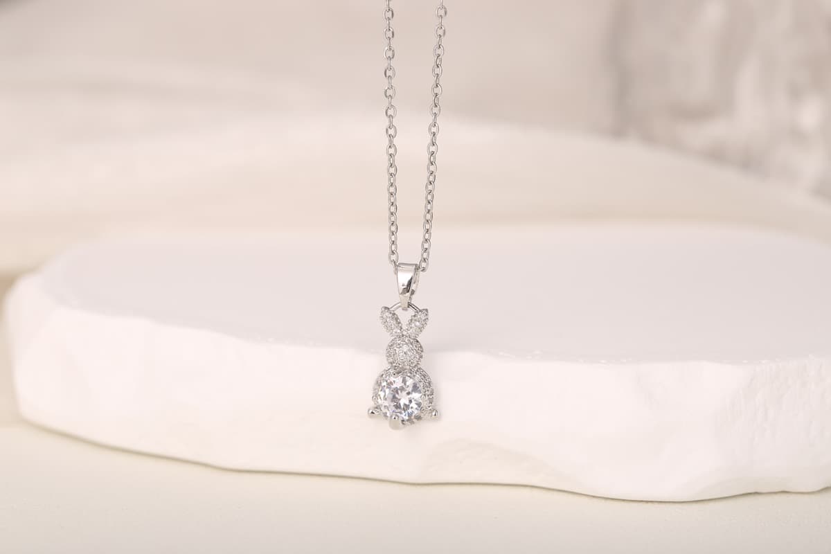 Classic Cross Zircon Pendant Necklace 18K Gold Plated thumbnail 14