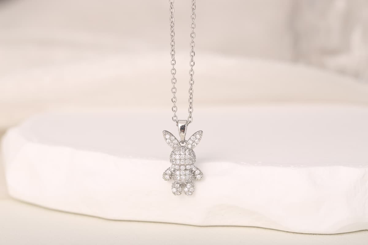 Classic Cross Zircon Pendant Necklace 18K Gold Plated thumbnail 15