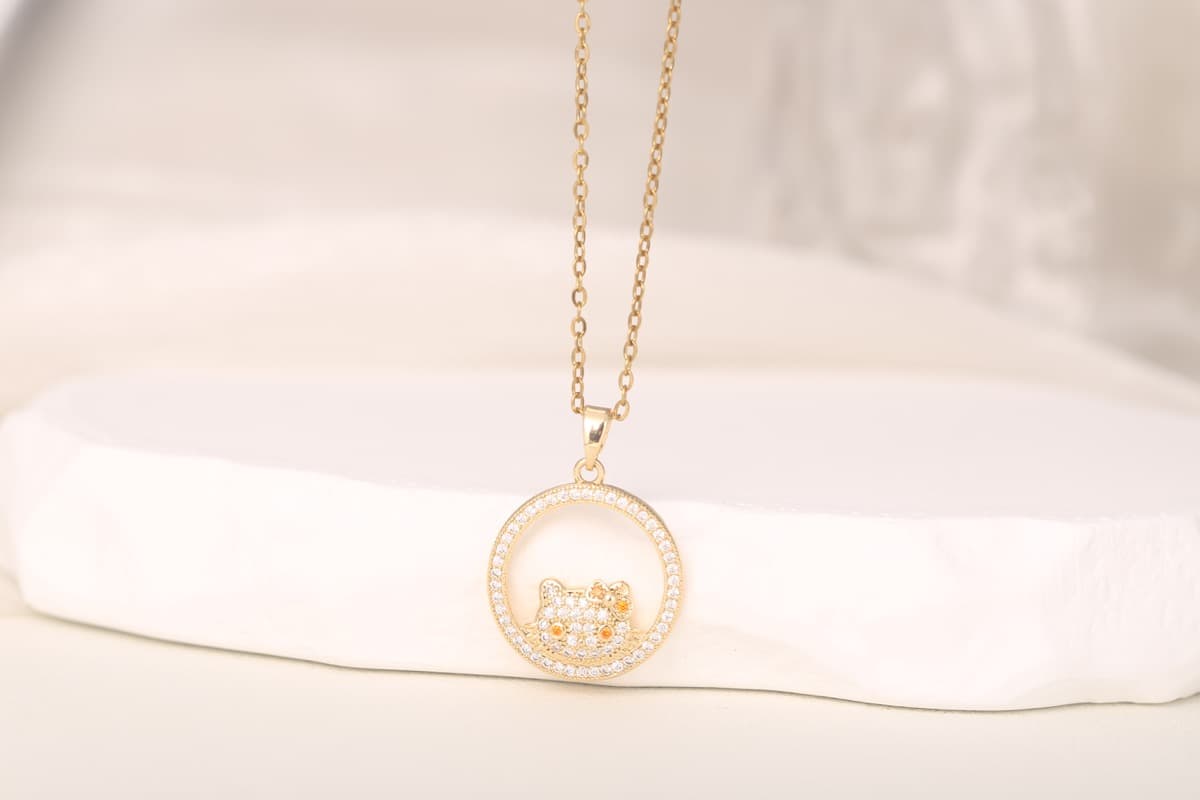 Classic Link Chain Zircon Bracelet 18K Gold Plated thumbnail 2