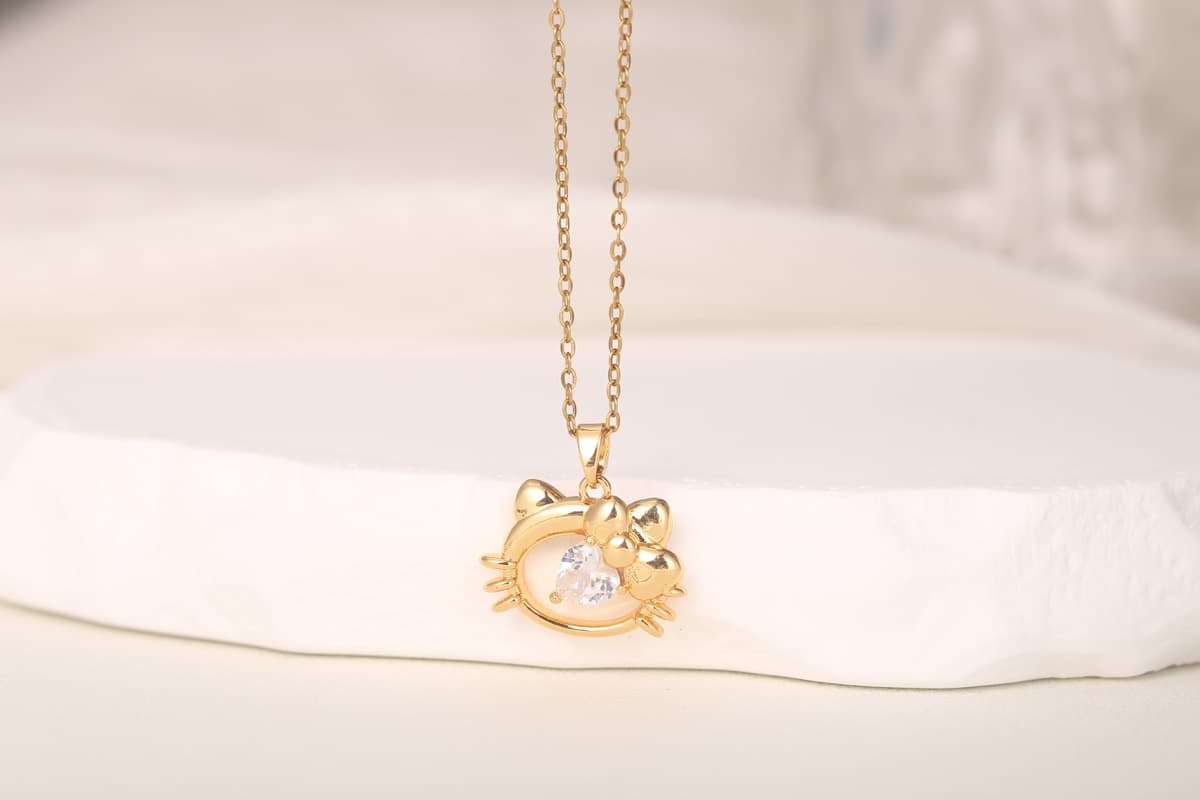 Classic Link Chain Zircon Bracelet 18K Gold Plated thumbnail 5