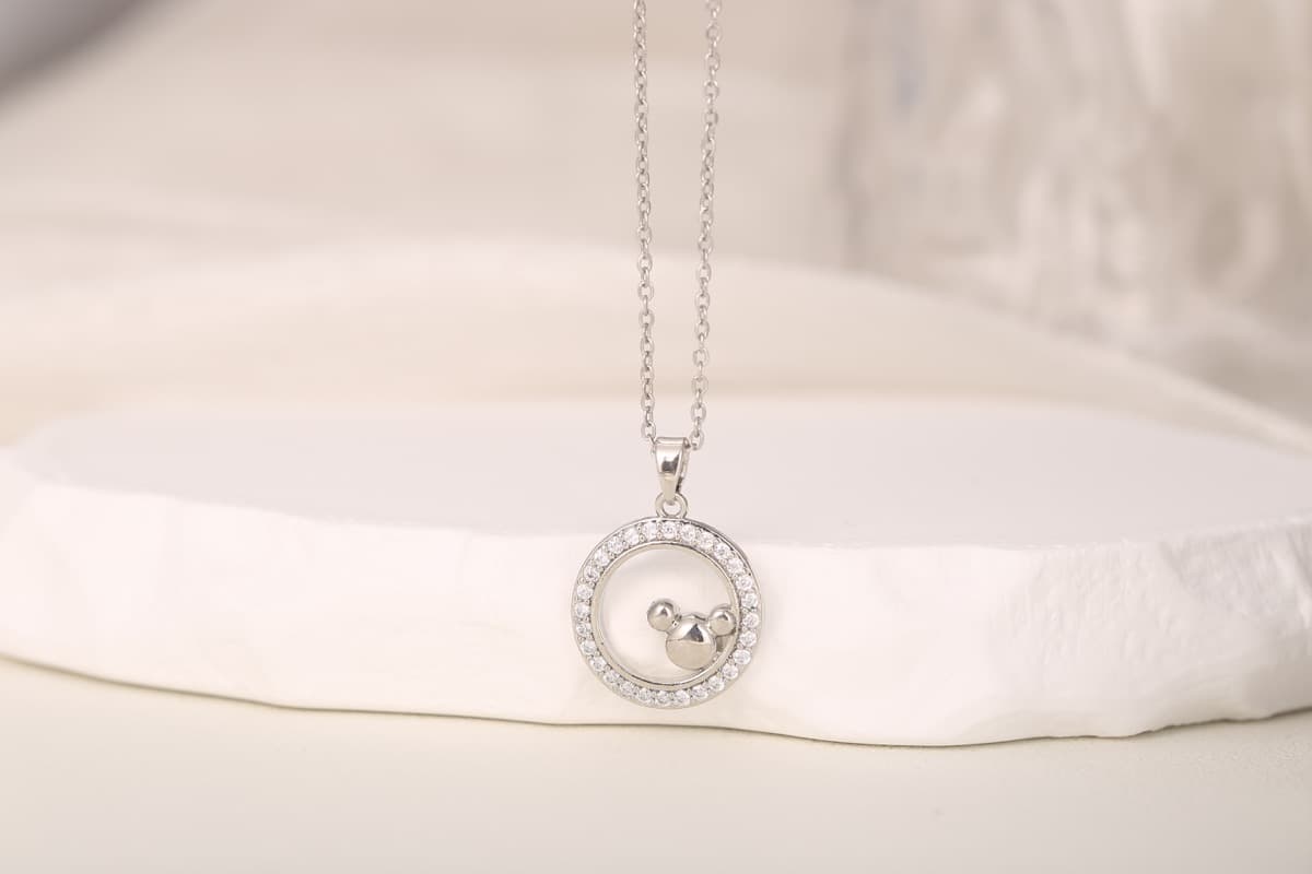 Elegant Teardrop Zircon Pendant Necklace 18K Gold Plated thumbnail 11