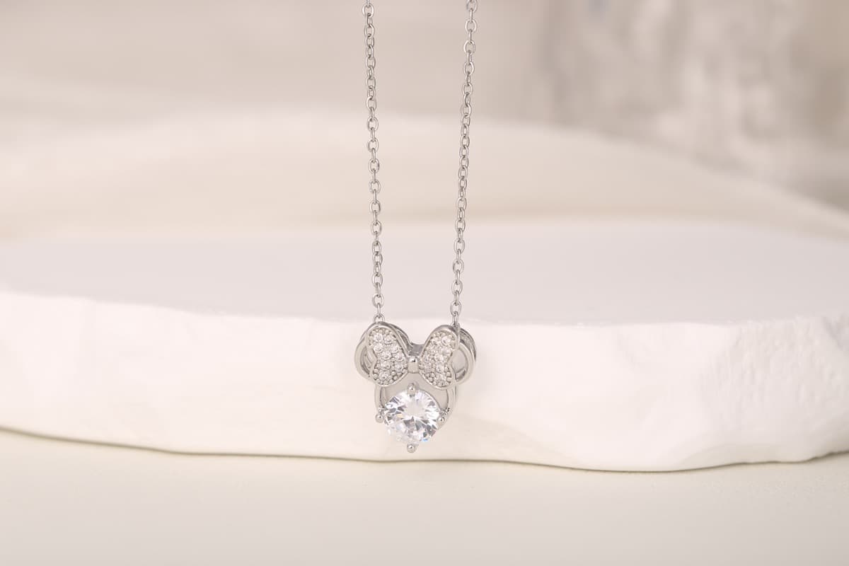Elegant Teardrop Zircon Pendant Necklace 18K Gold Plated thumbnail 14