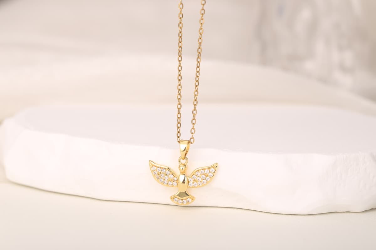 Romantic Heart Zircon Link Bracelet 18K Gold Plated thumbnail 12