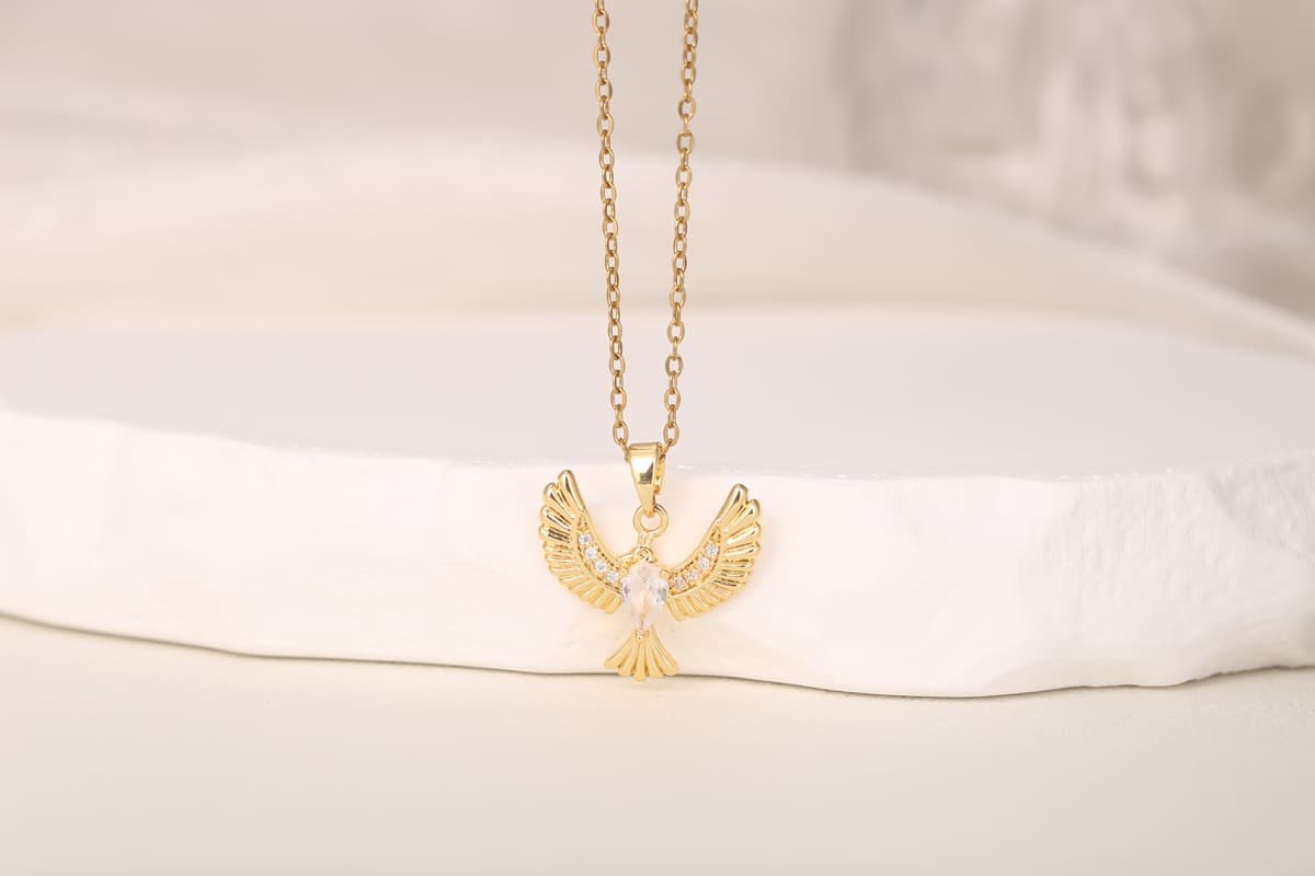 Romantic Heart Zircon Link Bracelet 18K Gold Plated thumbnail 14
