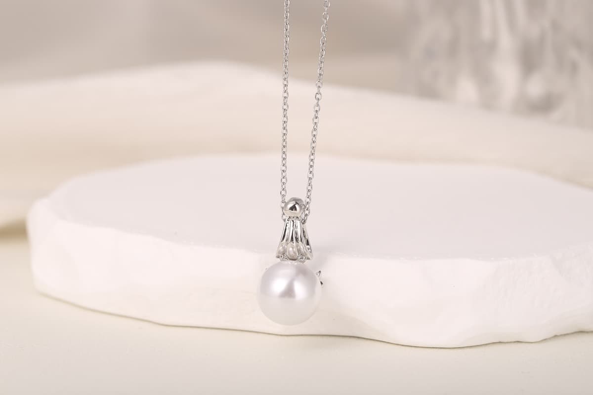 Romantic Heart Zircon Pendant Necklace 18K Gold Plated thumbnail 7