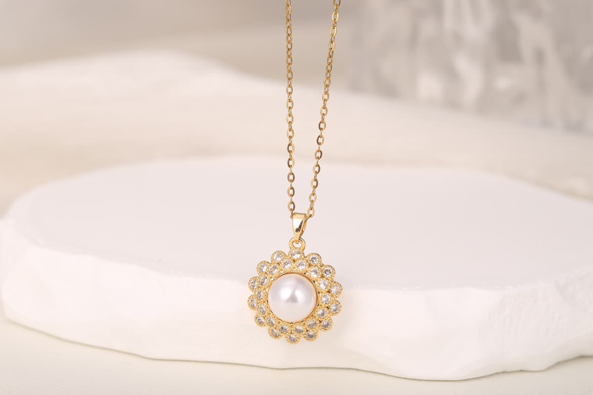 Elegant Drop Zircon Earrings 18K Gold Plated