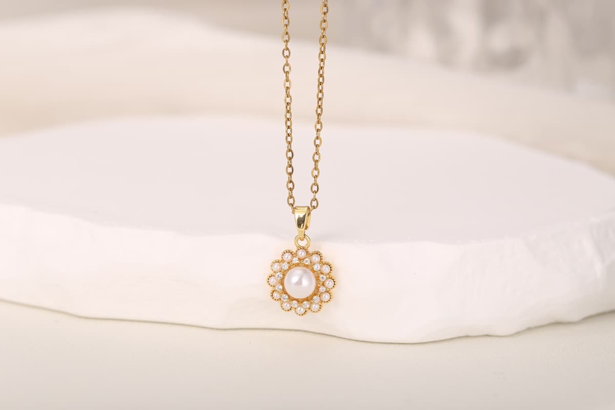 Classic Chain Link Zircon Bracelet 18K Gold Plated thumbnail 2