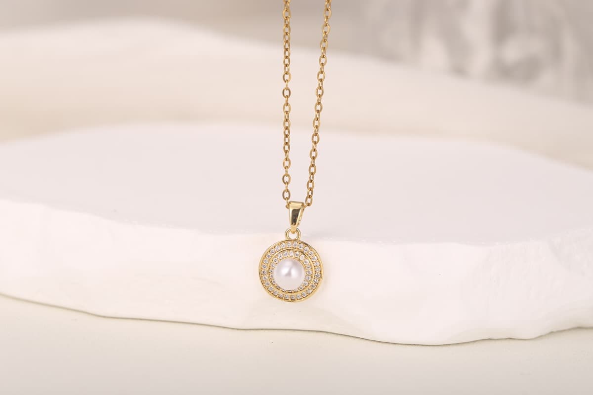 Classic Chain Link Zircon Bracelet 18K Gold Plated thumbnail 3