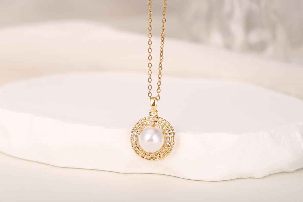 Elegant Floral Zircon Drop Earrings 18K Gold Plated