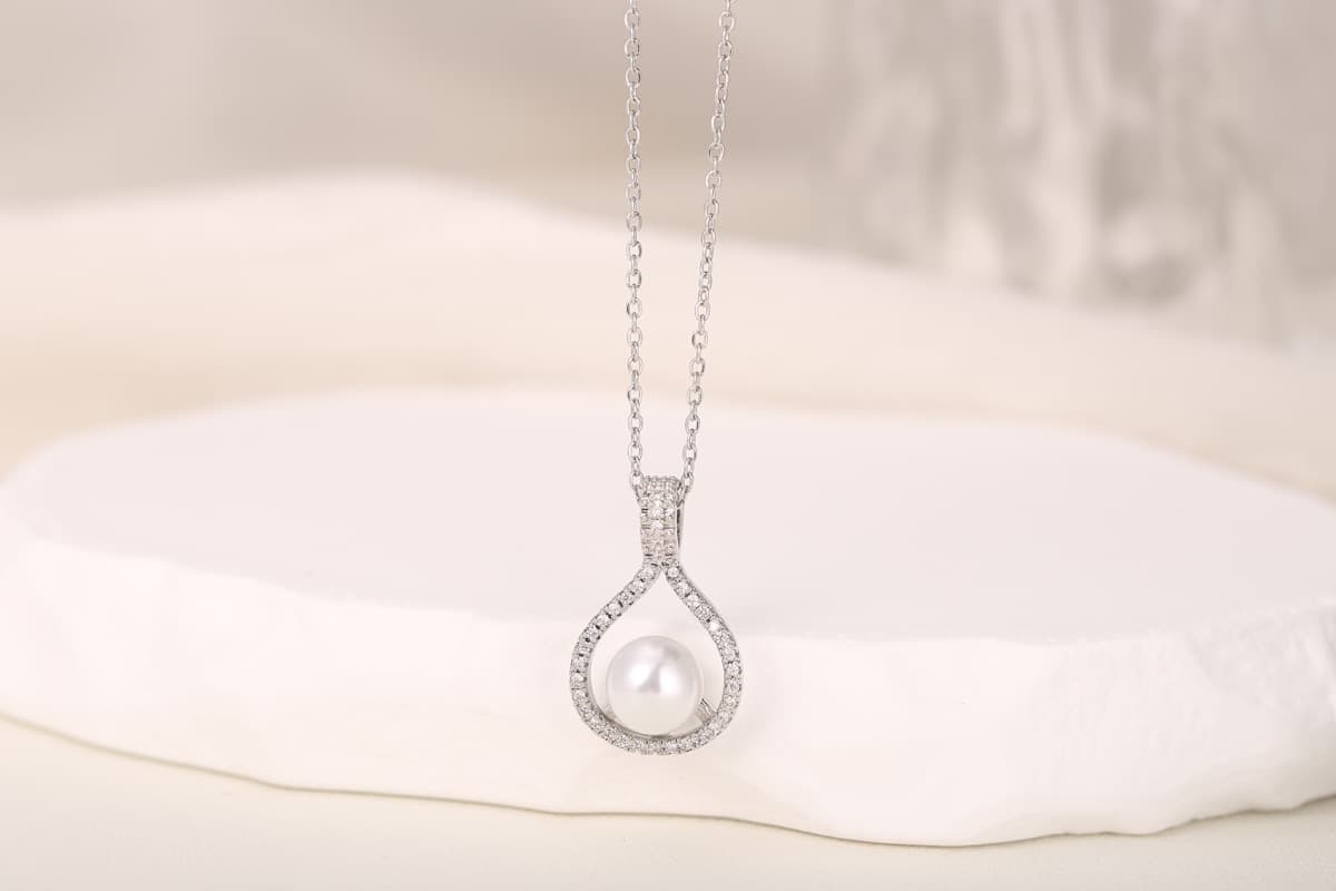 Statement Multi-Stone Zircon Pendant Necklace 18K Gold Plated thumbnail 9