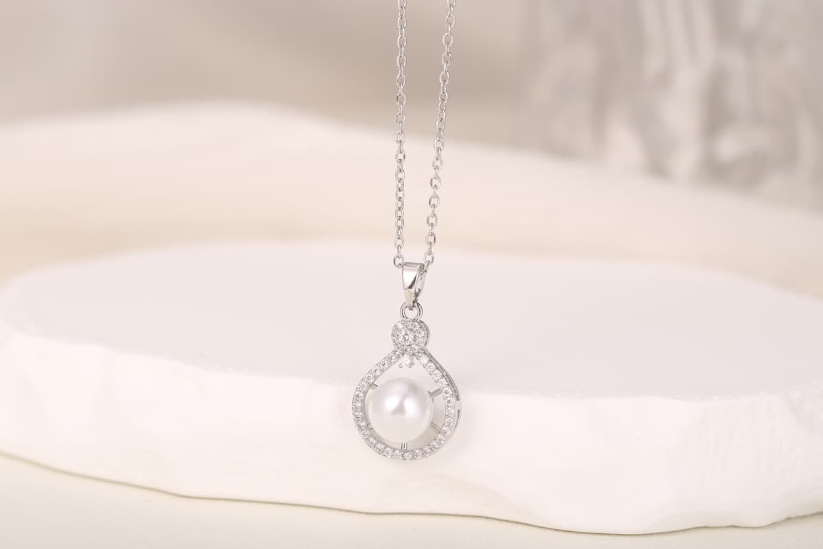 Statement Multi-Stone Zircon Pendant Necklace 18K Gold Plated thumbnail 11