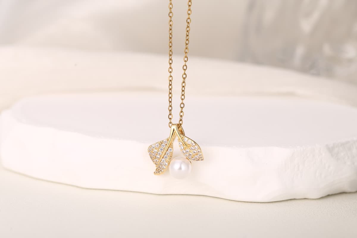 Elegant Circular Floral Zircon Drop Earrings 18K Gold Plated thumbnail 6