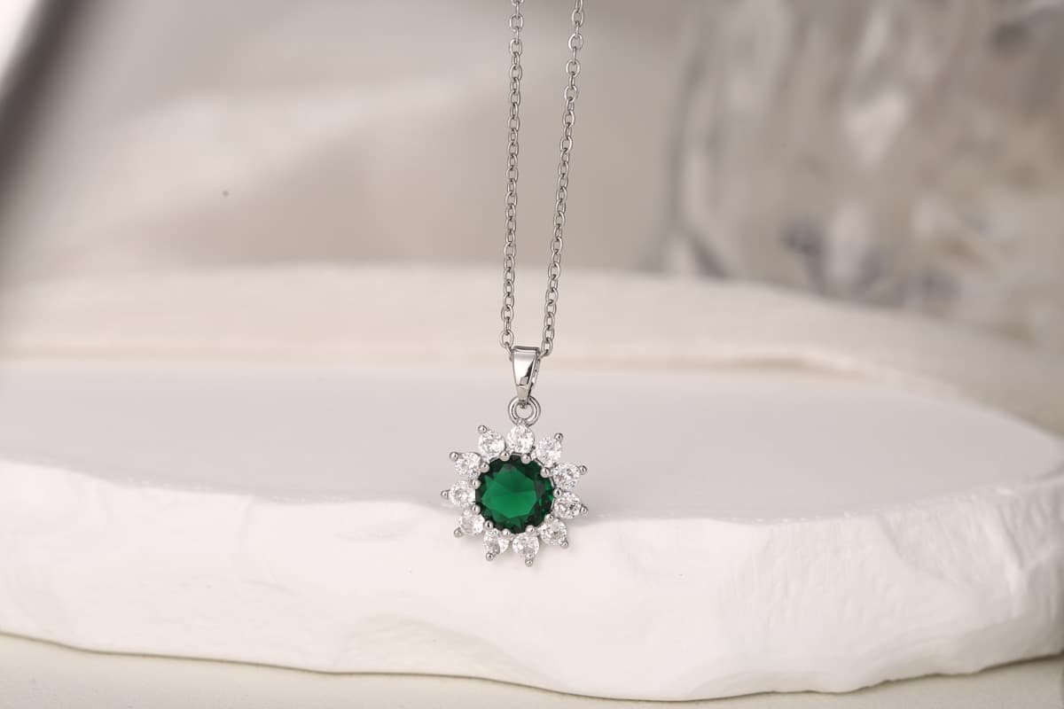 Elegant Multi-Layer Teardrop Zircon Necklace 18K Gold Plated thumbnail 7