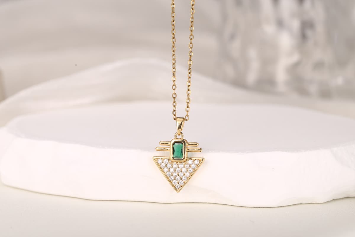 Elegant Tennis Zircon Bracelet 18K Gold Plated thumbnail 4