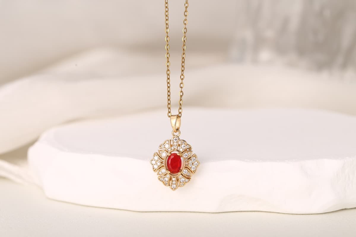 Romantic Bow Multi-Strand Zircon Necklace 18K Gold Plated thumbnail 8