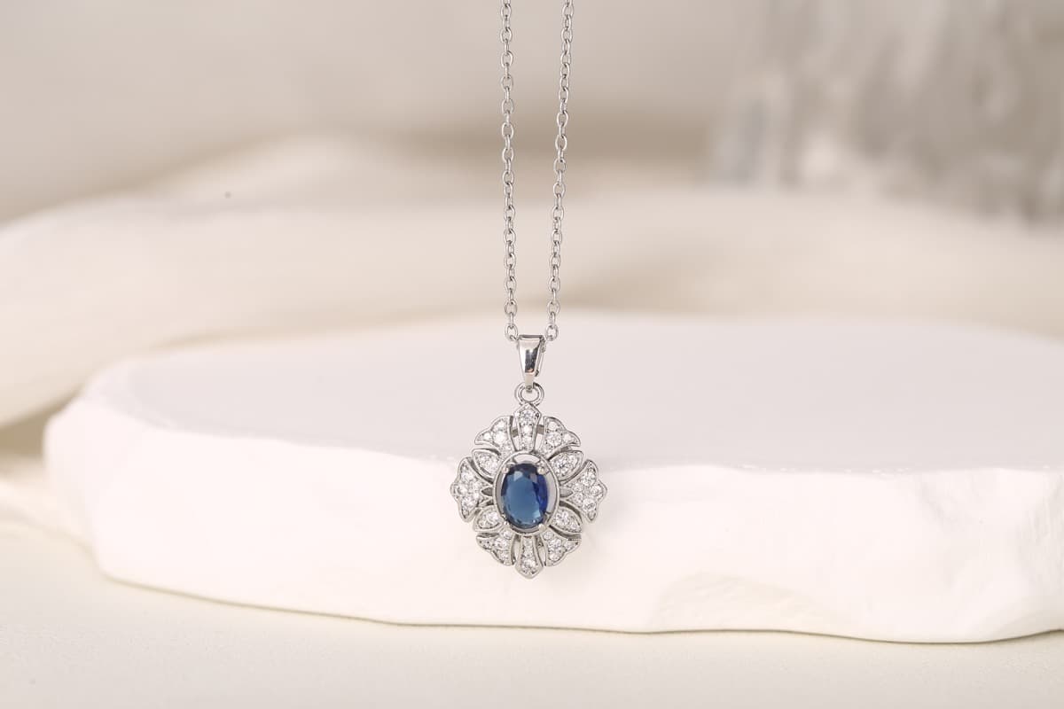 Romantic Bow Multi-Strand Zircon Necklace 18K Gold Plated thumbnail 16