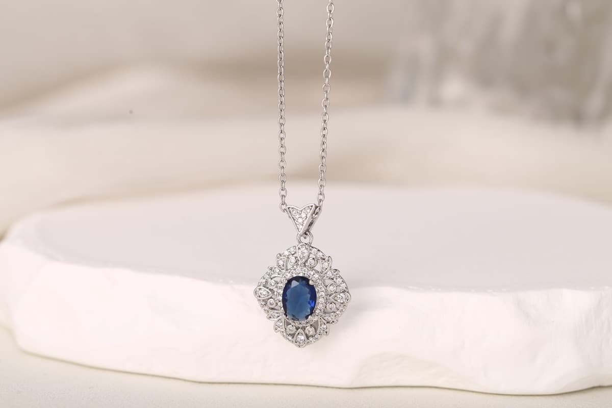 Romantic Bow Multi-Strand Zircon Necklace 18K Gold Plated thumbnail 17
