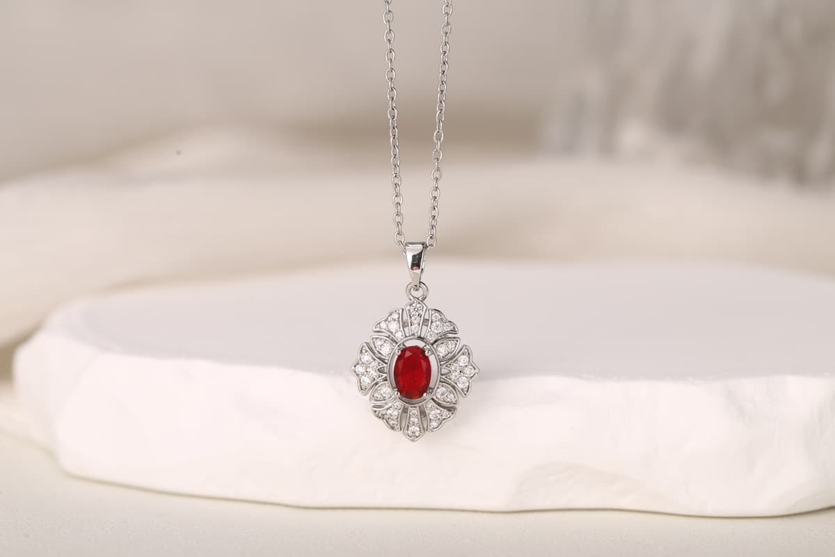 Romantic Bow Multi-Strand Zircon Necklace 18K Gold Plated thumbnail 18