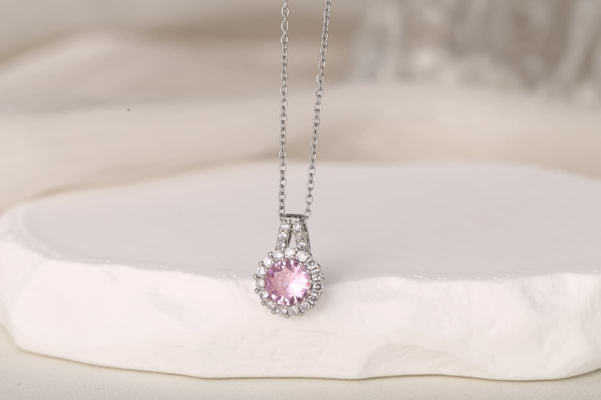 Elegant Teardrop Zircon Pendant Necklace 18K Gold Plated thumbnail 19