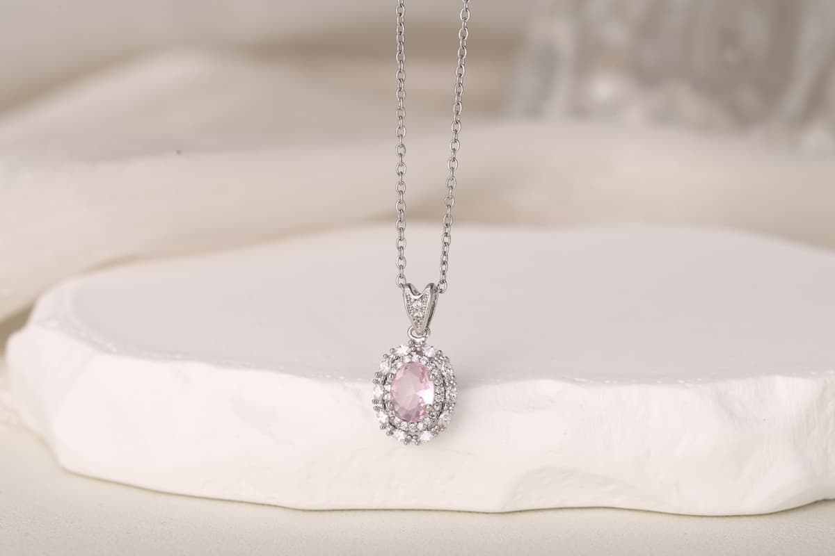 Elegant Teardrop Zircon Pendant Necklace 18K Gold Plated thumbnail 22
