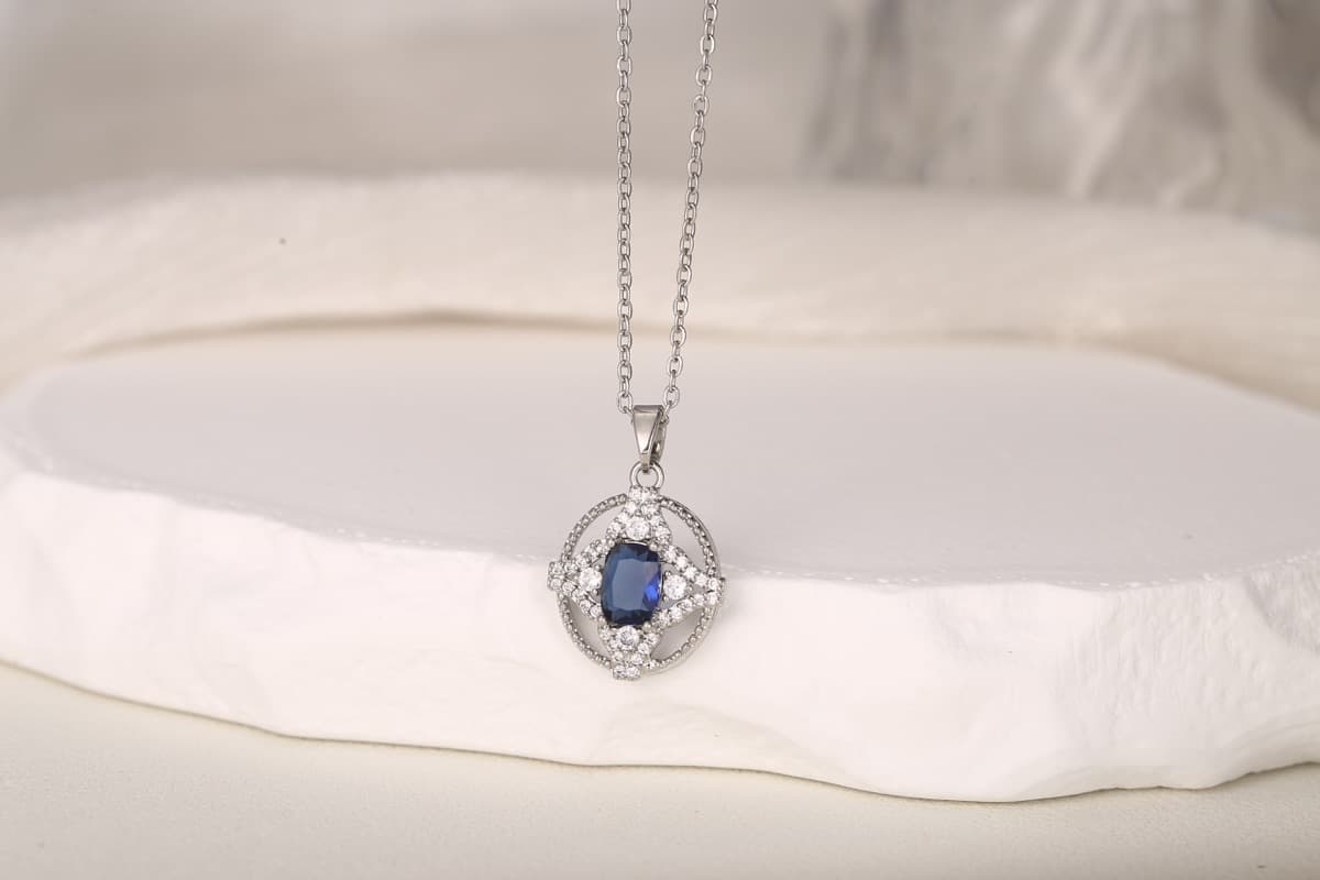 Minimalist Bar Zircon Pendant Necklace Gold Plated thumbnail 13