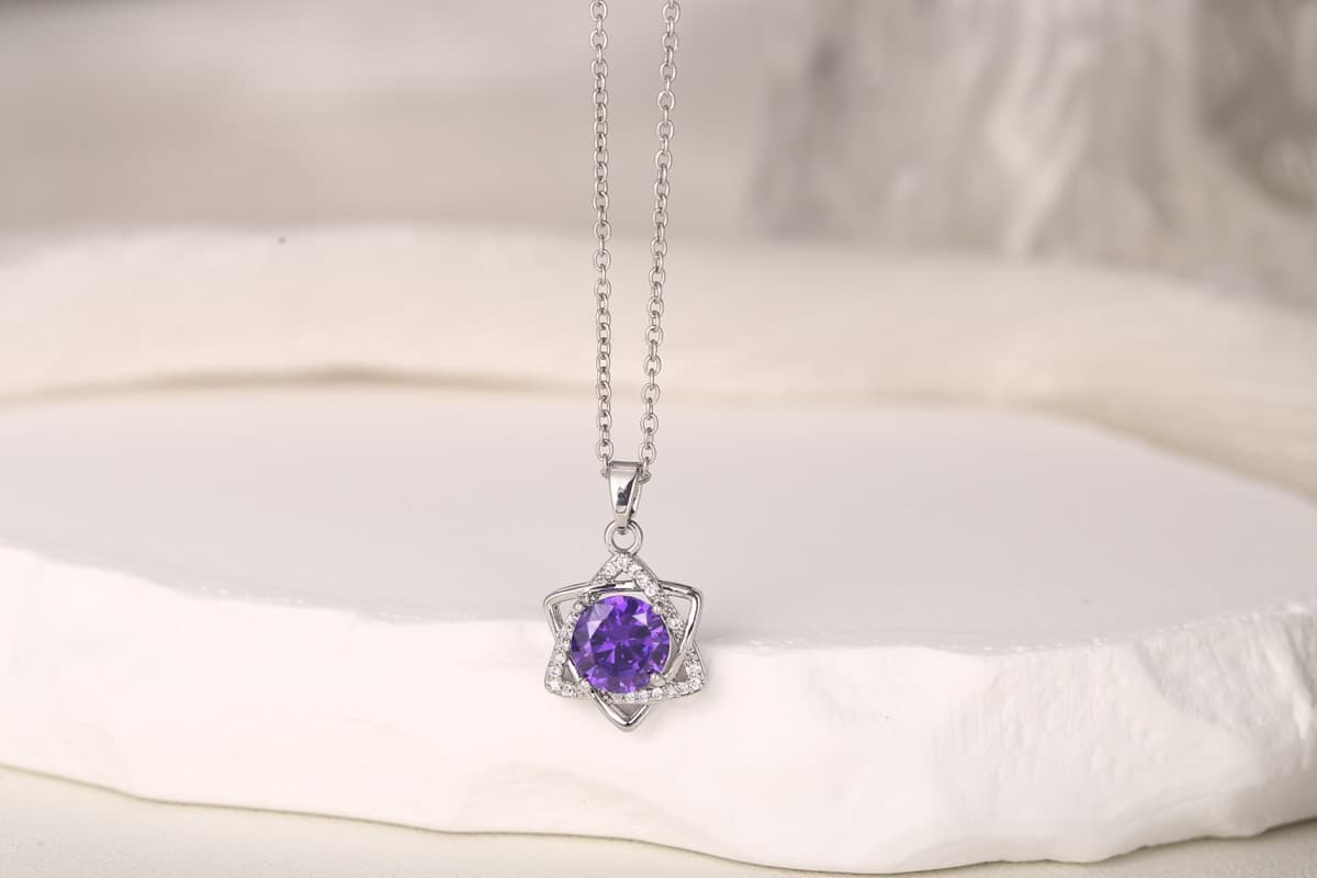 Romantic Heart Zircon Pendant Necklace 18K Gold Plated thumbnail 20