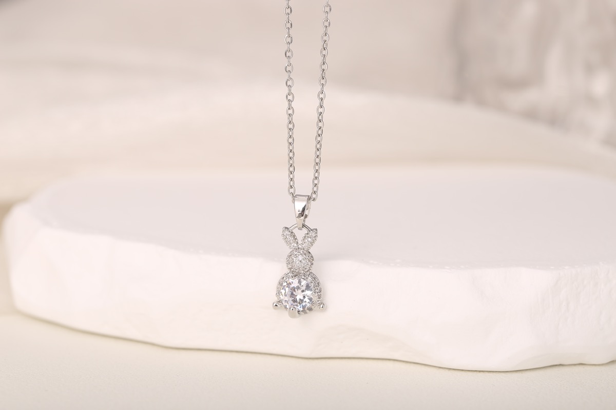 Classic Cross Zircon Pendant Necklace 18K Gold Plated thumbnail 14