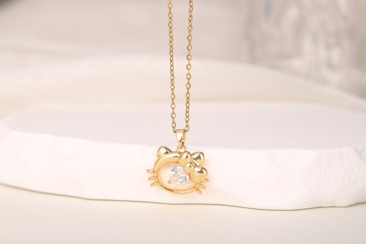 Classic Link Chain Zircon Bracelet 18K Gold Plated thumbnail 5