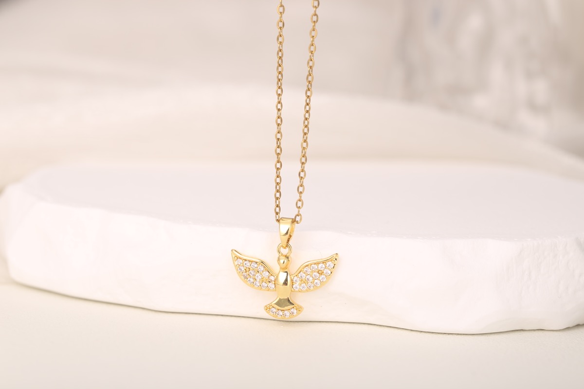 Romantic Heart Zircon Link Bracelet 18K Gold Plated thumbnail 12