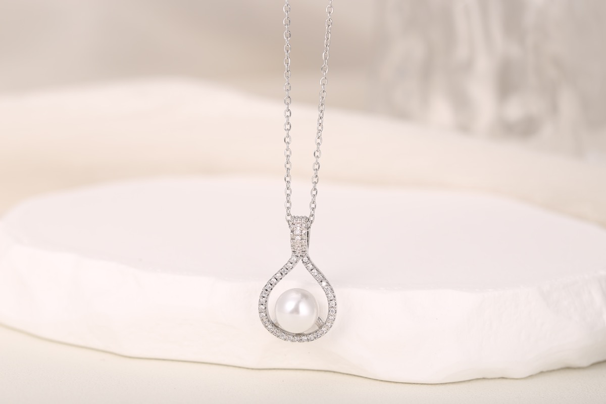Statement Multi-Stone Zircon Pendant Necklace 18K Gold Plated thumbnail 9