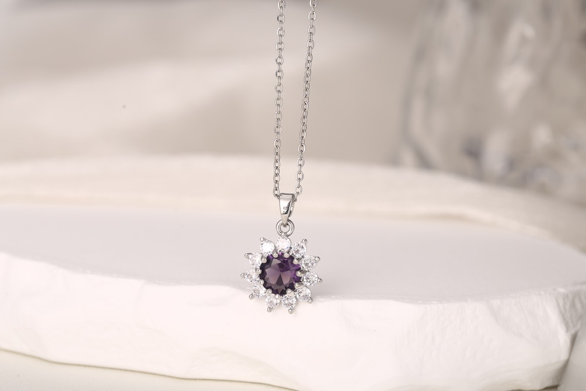 Elegant Multi-Layer Teardrop Zircon Necklace 18K Gold Plated thumbnail 8