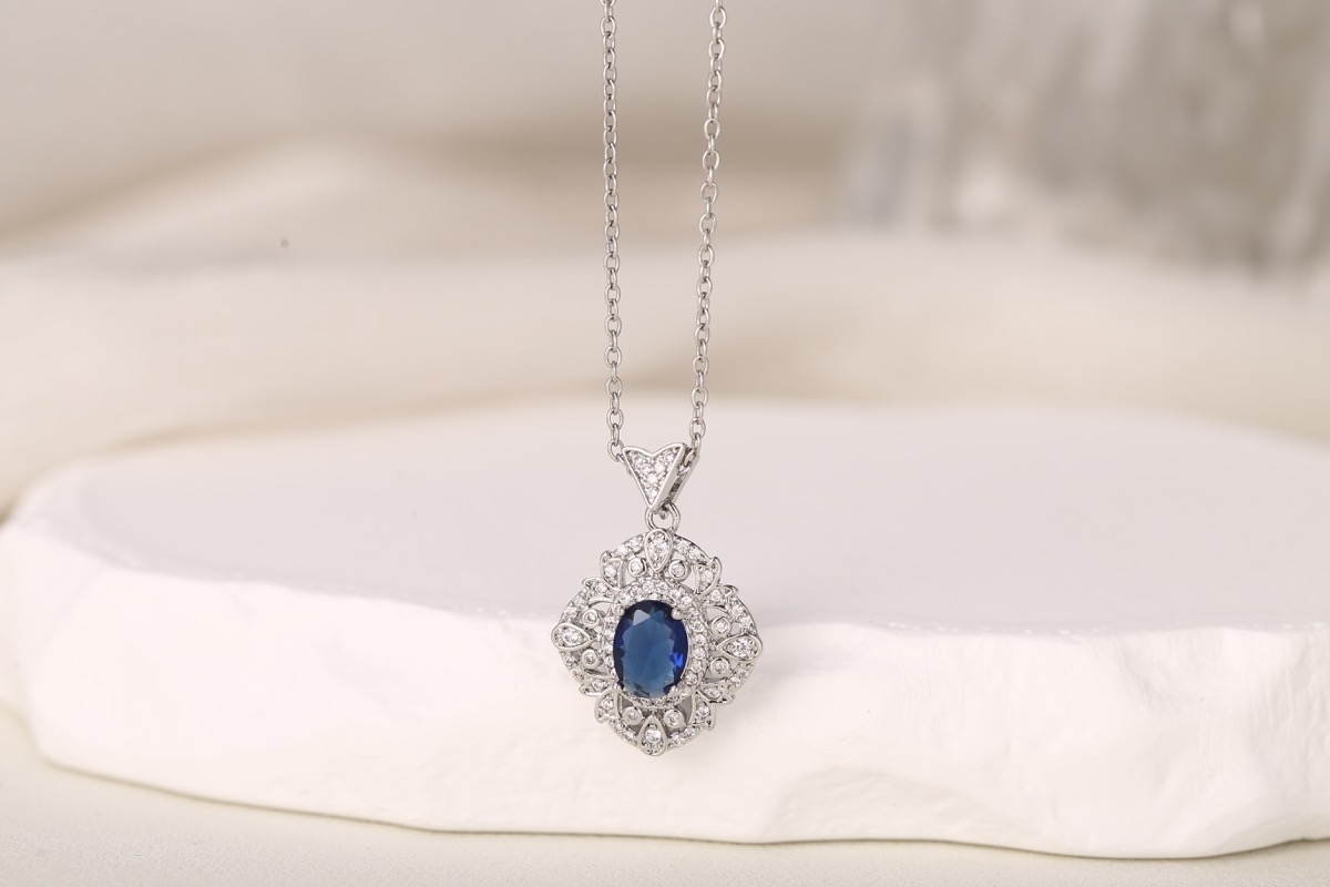 Romantic Bow Multi-Strand Zircon Necklace 18K Gold Plated thumbnail 17