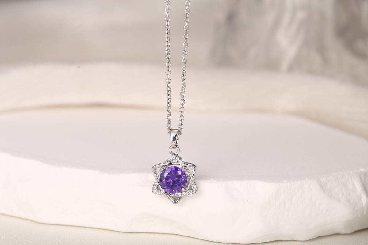 Romantic Heart Zircon Pendant Necklace 18K Gold Plated thumbnail 20